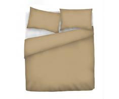 Italian Bed Linen Elegant Bettbezug, Hazelnuss, Doppelte, 100% Mikrofaser
