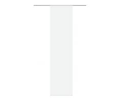 Home Fashion Schiebevorhang Uni Voile, Polyester, Wollweiß, 245 x 60 cm