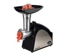 Korona 25200 Edelstahl Fleischwolf für herzhafte und süße Speisen - Inklusive Gebäck-, Kebbe-, und Wurstfülleraufsatz