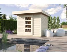 Weka Gartenhaus, Designhaus Line 172 Größe 2, 28 mm, ET, natur, 279x316x226 cm, 172.2424.70001