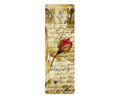 Apalis 79028 Wandgarderobe Heavenly Postcard | Design Garderobe Garderobenpaneel Kleiderhaken Flurgarderobe Hakenleiste Holz Standgarderobe Hängegarderobe | 139x46cm