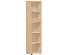 Gera MÃ¶bel Schranksystem Flex Regal, Holzdekor, Buche, 40 x 40 x 180.8 cm