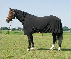 Harrys Horse 32200062-05195cm Fleecedecke Deluxe mit Halssteil, L, schwarz