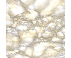 Venilia MARMOR Klebefolie Dekofolie MÃ¶belfolie Tapeten selbstklebende Folie, PVC, weiss, 45cm x 2m, 95Âµm (StÃ¤rke: 0,095 mm), 53356, 45 x 200 cm