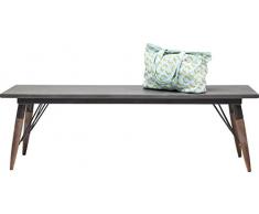 Kare Bank X Factory, graue Sitzbank in Betonoptik, Moderne Loungebank für Wohnzimmer oder Küche, kleine Esszimmerbank ohne Rückenlehne, (H/B/T) 46 x 150 x 40cm