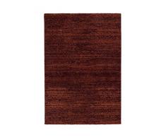 ASTRA Samoa Melange Webteppich, Polypropylen, rot, 67 x 130 x 2 cm