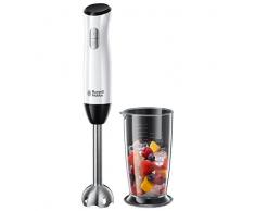 Russell Hobbs Stabmixer Horizon, 2 Geschwindigkeitsstufen, spülmaschinengeeigneter Mix-/Messbecher 700ml, BPA-frei, Zerkleinerer, Pürierstab für Smoothie, Suppen, Joghurt, Saucen, Babynahrung 24691-56