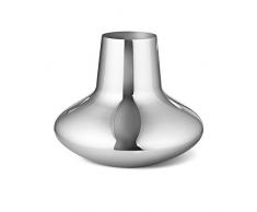 Georg Jensen HK Vase, Edelstahl, Silber, 27 x 27 x 22,2 cm
