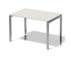 Bisley Cito Schreibtisch, 650-850 mm HÃ¶heneinstellbares U H 19 x B 1200 x T 800 mm, Dekor GrauweiÃ, Gestell Silber, Metall, Gw355 Dekor GrauweiÃ, Gestell Silber, 80 x 120 x 85 cm