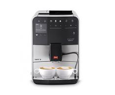 Melitta Caffeo Barista T Smart F831-101, Kaffeevollautomat, Smartphone-Steuerung mit Connect App, One Touch Funktion, Silber