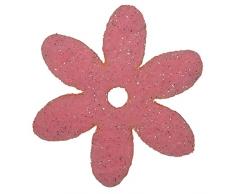 Petras Bastel News Streudeko, Fliz, rosa, 18 x 12 x 5 cm