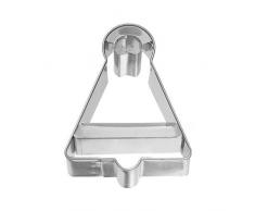 Birkmann 1010707610 Aussstechform Glocke geometrisch 5,6 cm, Kunststoff, Grau, 5 x 3 x 2 cm