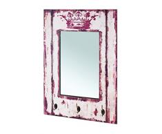 Haku-Möbel 89993 Wandgarderobe, 10 x 52 x 80 cm, vintage