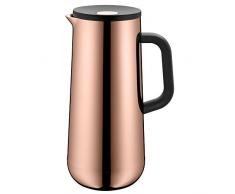WMF Isolierkanne Thermoskanne Impulse Vintage Kupfer, 1,0 l, für Kaffee oder Tee Druckverschluss hält Getränke 24h kalt und warm