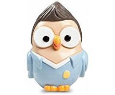 Studio Egan ml18ct/1Â C Figur FuÃballer, Typ GOOFI, Keramik, hellblau, 6Â x 6Â x 8Â cm