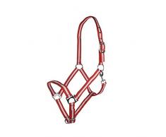 HKM Nylonhalfter -Flags- mit Karabinerhaken, Flag Denmark, Pony