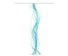 Home Fashion Schiebevorhang Dekostoff Digitaldruck Haze, Polyester, Petrol, 245 x 60 cm