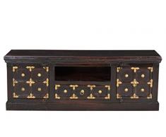 SIT-Möbel 7421-30 Lowboard Vasco, antikfinish, recyceltes Altholz, 140 x 40 x 50 cm, braun