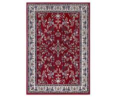 andiamo Klassischer Orientteppich Perserteppich Orientteppich - Ornamente Muster Webteppich Kurzflorteppich - in rot 200 x 290 cm