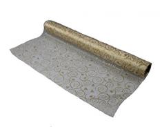 Tischläufer 50 cm Breit Hochzeit Taufe Konfirmation Kommunion Tischband 5 m (1,8€/m) (beige)