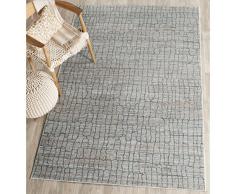 Safavieh Benson gewebter Teppich, VAL202C, Grau/Mehrfarbig, 152 X 243 cm