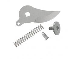 Original Ersatz-Klinge, Feder und Schrauben für Fiskars Bypass Gartenschere P100, Gehärteter Edelstahl, Grau, 1026279