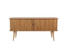 Zuiver 4300008 Sideboard Barbier, Holz, braun, 120 x 40 x 57.5 cm