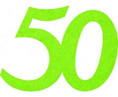 Petras Bastel News Streudeko, Fliz, apfelgrün, 18 x 12 x 3 cm