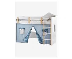 Vertbaudet Bettvorhang für Kinder-Hochbett blau Gr. ONE SIZE