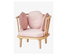 VERTBAUDET Retro-Sessel für Kinderzimmer rosa