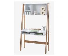 Vertbaudet Kinderschreibtisch "Architekt" mit Aufsatz weiß/natur Gr. ONE SIZE