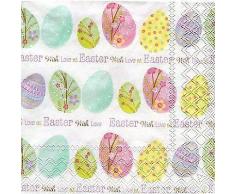 Papierserviette Ostereier, 33 x 33 cm, 20 Stück