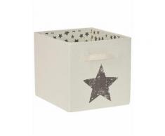 STORE IT Ordnungsbox in Creme/ Grau - (B)32 x (H)38 x (T)32 cm | Größe onesize