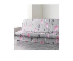 Douceur d’Intérieur Sofabezug "Poetique" in Grau - (B)195 x (H)70 x (T)65 cm | Größe onesize