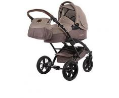 Kombi-Kinderwagen in Hellbraun