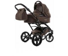 Kombi-Kinderwagen-Set in Braun