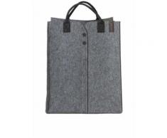 Sealskin Wäschebehälter in Grau - (B)42 x (H)52 x (T)32 cm | Größe onesize