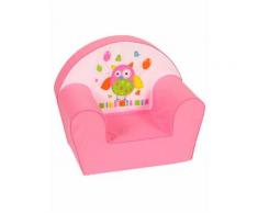 Knorr-Baby Kindersessel "Eule" in Pink - (B)50 x (H)50 x (T)50 cm | Größe onesize