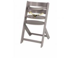 Schardt Hochstuhl "Domino" in Grau - (B)50 x (H)78 x (T)45 cm | Größe onesize