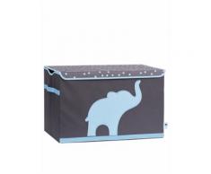 STORE IT Ordnungsbox in Grau/ Hellblau - (B)61 x (H)38 x (T)37 cm | Größe onesize