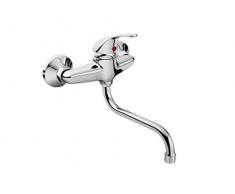 BALLETTO Waschtisch- / Spültischbatterie, 100mm, chrom, 35mm, ram. 20cm