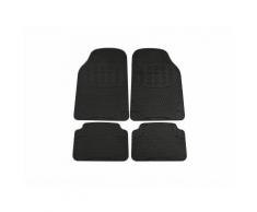 Uni-Fußmatte Alaska Gummi / schwarz 4-teilig | PETEX (92100)