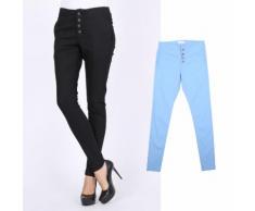 Skinny-Jeans mit Knopfleiste