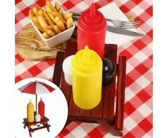 6-teiliges Gewürzständer-Set mit Schirmchen