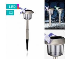 LED-Solarleuchte mit Kolibriverzierung