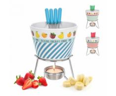 Schokoladenfondue mit 4 Gabeln