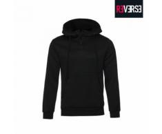 Hoodie mit Henley-Knopfleiste