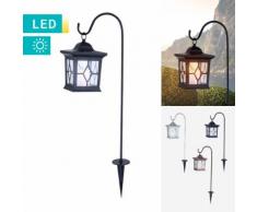 Solar-LED-Laterne im Retrolook