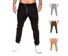 Joggerpants mit Knopfleiste
