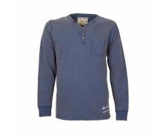 Herren-Sweatshirt mit Knopfleiste